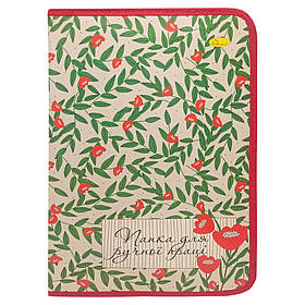 Папка для ручної праці на блискавці А4 "Wild Macs"АП-1002-6  Апельсин yL.