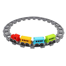 Дитячий іграшковий набір залізниця 0914TXK 16 деталей Технок yL.