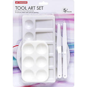 Набір для письма маслом EPKP02B 3 палітри та 2 мастихіни Bambi yL.