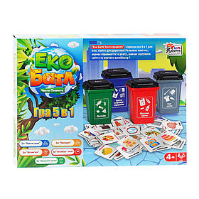 Настільна дитяча гра "Еко Батл: Чиста планета 5 в 1" 25045 4FUN Game Club yL.
