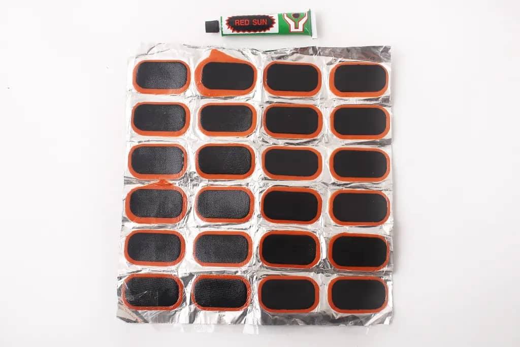 Латка для камери "Red Sun" (24 шт.) овальна 51*30мм + клей, фото 1