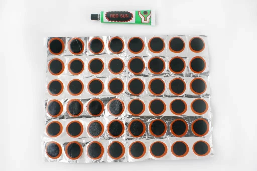Латка для камери "Red Sun" (48 шт.) круглі D25мм + клей, фото 1