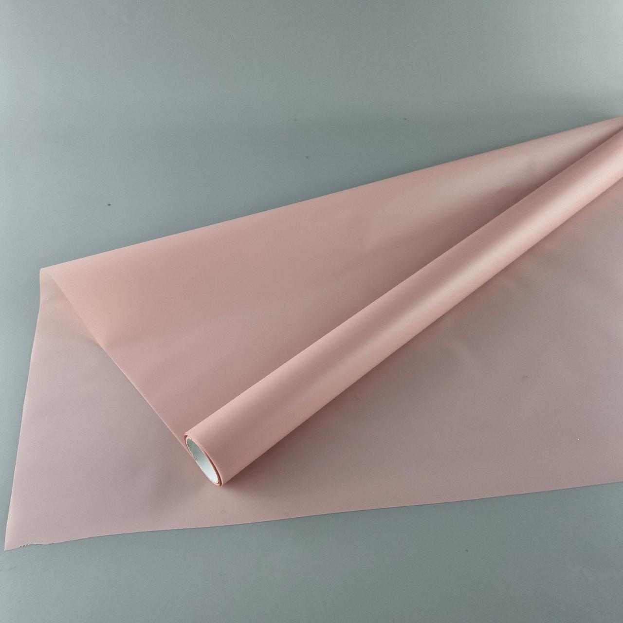 Калька для квітів рулон 8 м тонований матовий (77) (h660) No834 Пудра (1 шт.), фото 1