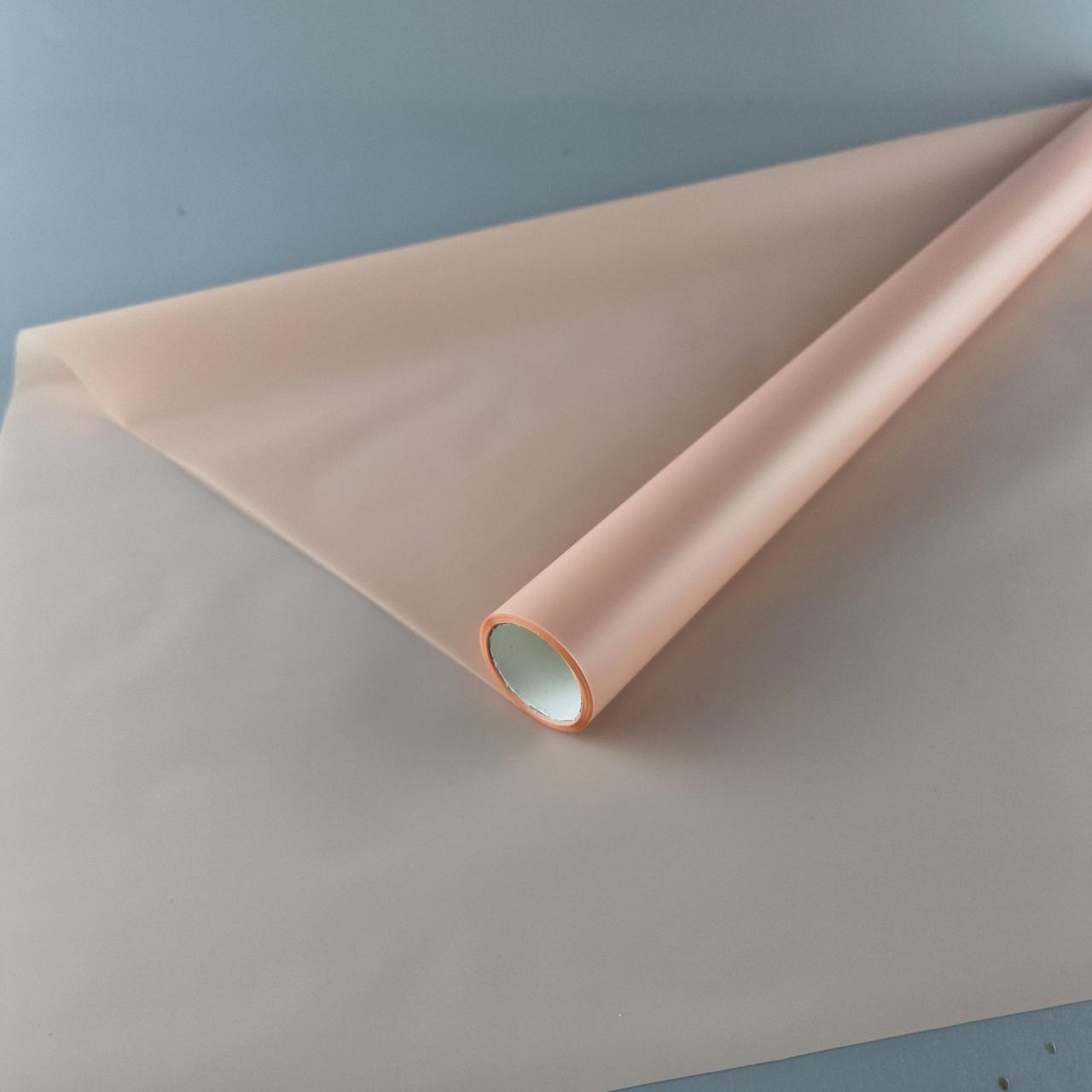 Калька для квітів рулон 8 м тонований матовий (77) (h660) No841 Персиковий (1 шт.), фото 1