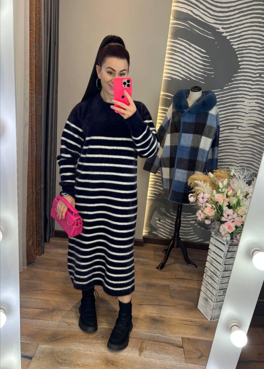 Сукня тепла довга Альпака 52-58, фото 1