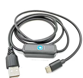 USB адаптер живлення до Type-C 150см HHG-150B чорний