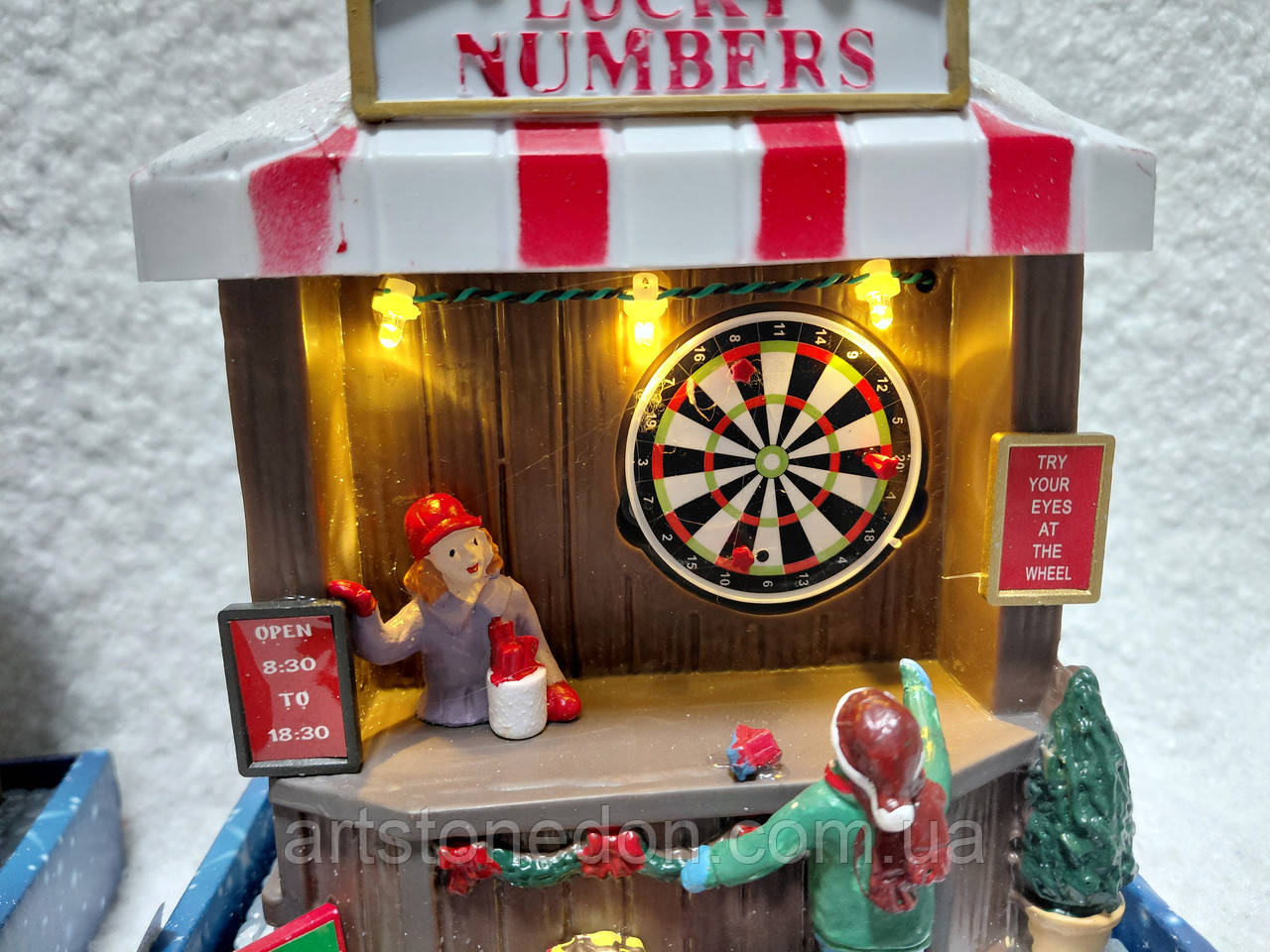 Світлодіодна інсталяція Magic Village “Lucky Numbers” — новорічний тир з підсвіткою, фото 1