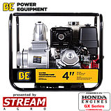 Мотопомпа BE для чистої води, 1630 л/хв (4"), фото 2