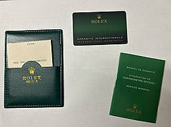 Сервис карта для годинника Rolex з кардхолдером (без NFC, без серійного номера, без номера моделі)