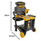 Дитяча майстерня з виготовлення іграшок 3-в-1 від ISO Trade 26631, 59 предметів: валіза, візок, тачка.Набір 3-в-1, фото 2