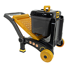 Дитяча майстерня з виготовлення іграшок 3-в-1 від ISO Trade 26631, 59 предметів: валіза, візок, тачка.Набір 3-в-1, фото 10