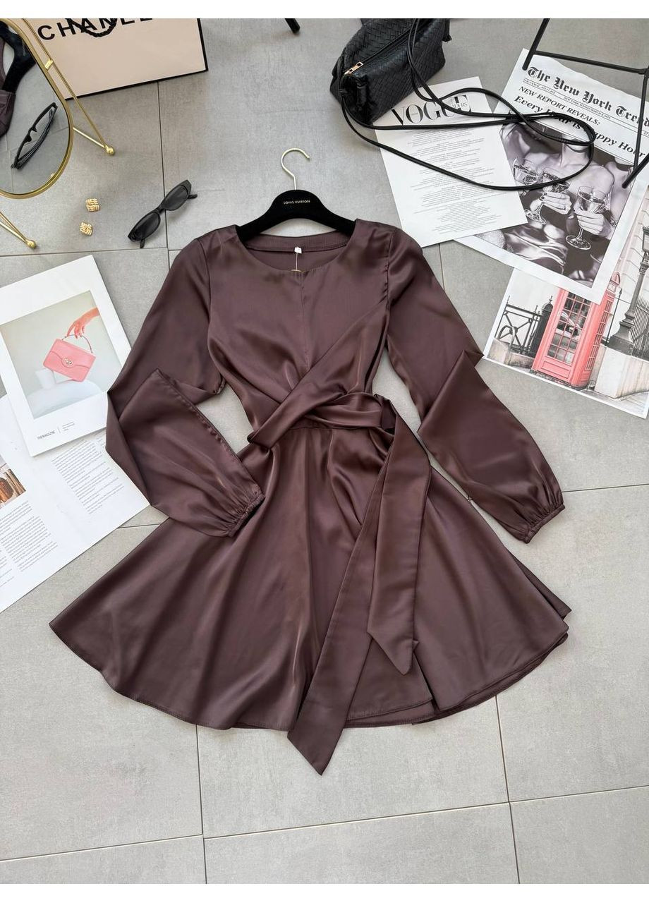 Вечірнє плаття міні легке підкреслює фігуру, розміри: 42-44, 44-46, фото 1