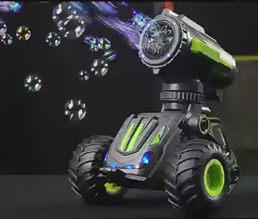 Генератор мильних бульбашок, машинка на радіокеруваннні з бульбашками, LH-C062, фото 1