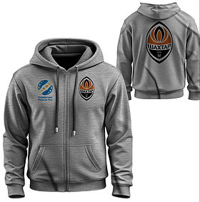 Худі на блискавці Шахтар футбол клуб УПЛ ліга лого емблема ВСІ Розміри