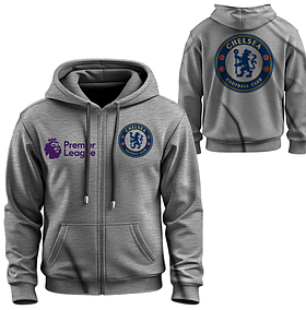 Худі на блискавці Челсі футбол клуб лого емблема Англійська Прем’єр ліга 1 ВСІ Розміри