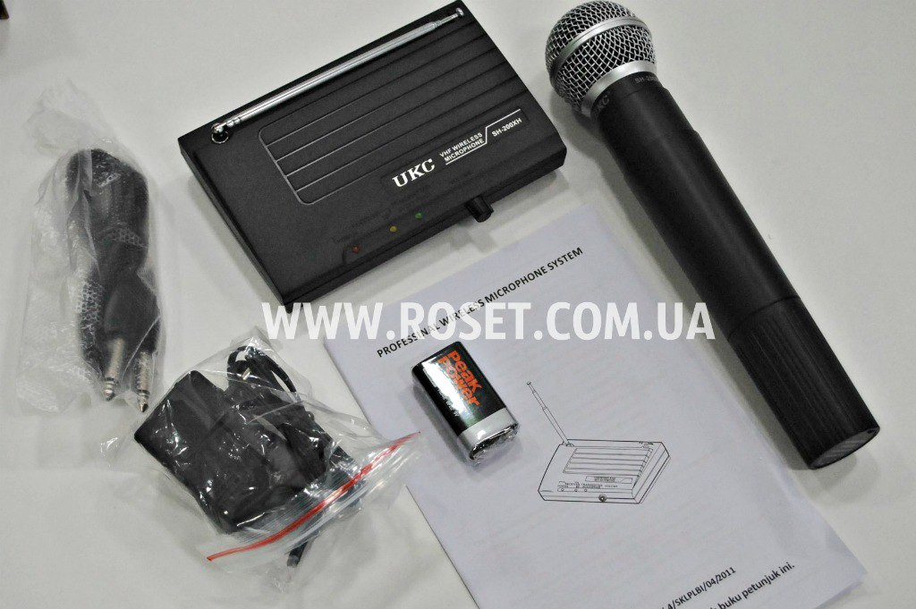 Микрофонная система UKC SH-200XH (беспроводной радиомикрофон) - фото 4 - id-p491543120
