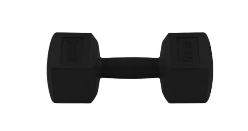 Гантелі 4124 PowerPlay Hercules 2x5кг композитні чорний, фото 1