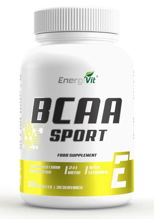 Амінокислоти EnergiVit BCAA 2: 1: 1 SPORT 120 таблеток, фото 1