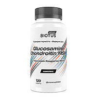 Глюкозамин, Хондроитин, МСМ, Glucosamine, Chondroitin, MSM, Biotus, 120 таблеток