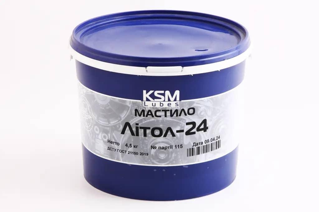 Мастило Літол-24 пластм. відро 4.5 кг "KSM Protec", фото 1