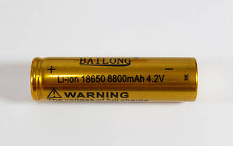 Батарейка BATTERY 18650 G (золотой) 