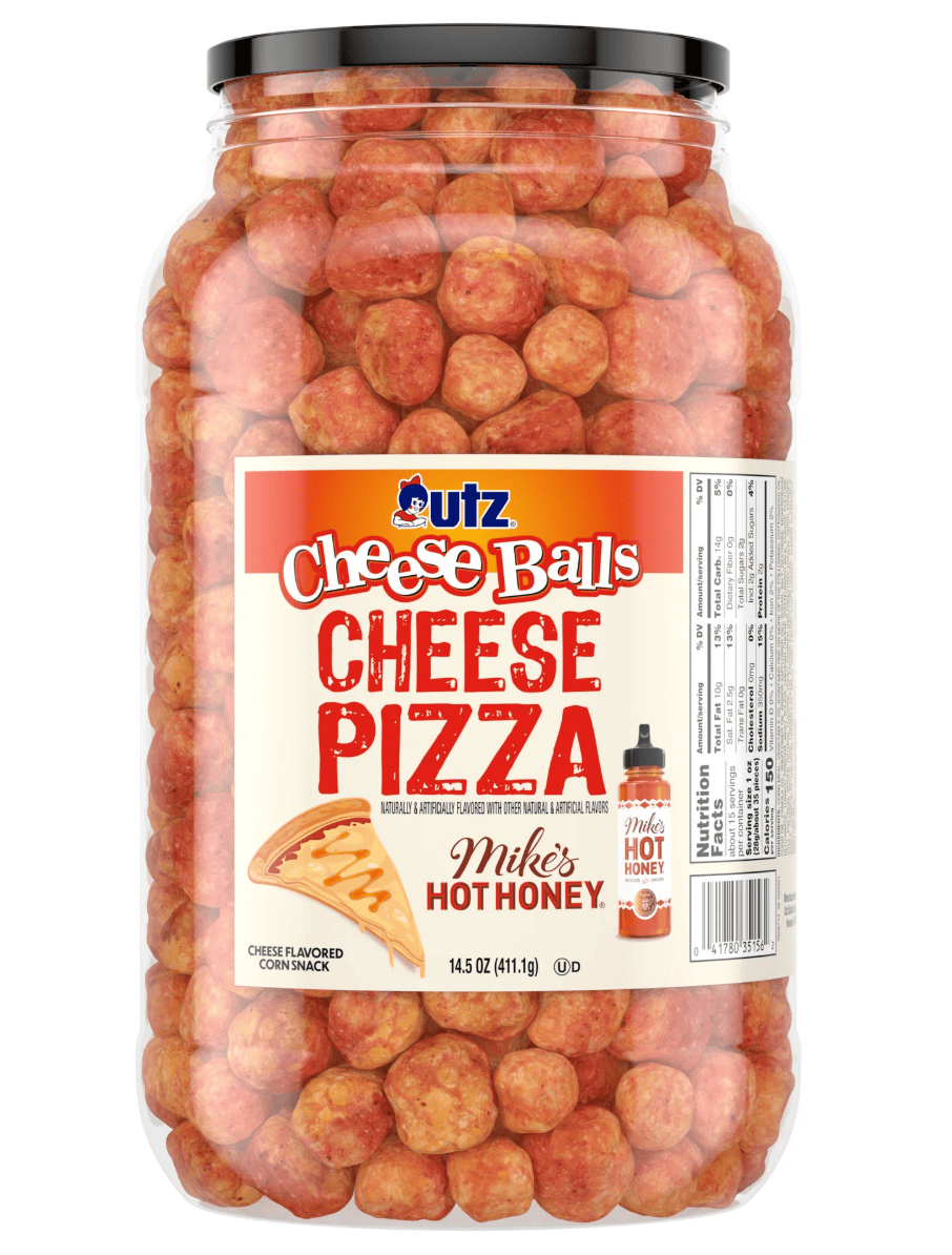 Сирні кульки​​​​​​​ Utz Cheese Pizza Mike's Hot Honey Cheese Ball 411.1г, фото 1