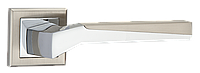 Ручки дверные MVM Z-1319 SN/CP матовый никель/хром NEO