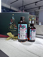 Набір yves rocher малина-мʼята: гель для душу 400мл, рідке мило