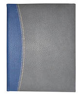 Щоденник датований А5 Крессент (колекція "СТАНДАРТ"), сіро-синій, від 10 шт.