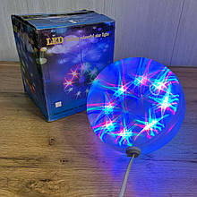 Прозора куля LED Ceiling colourful star (середній)