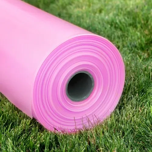 Плівка рожева напіврукав 6м*150мкм, ціна за 1м.п. ПЛАНЕТАПЛАСТИК