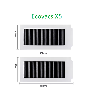 Фільтри для робота пилосмока пилососа Ecovacs Deebot X5 OMNI X5 PRO 2 шт