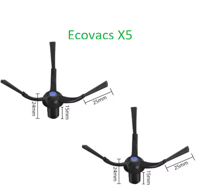 Бічна щітка для робота-пилососа Ecovacs Deebot X5 omni / X5 Pro / X5 max 2 штуки