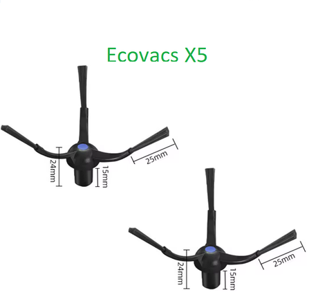 Бічна щітка для робота-пилососа Ecovacs Deebot X5 omni / X5 Pro / X5 max 2 штуки, фото 1