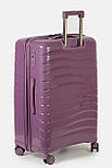 Велика пластикова валіза Three Birds 2025-05-1PR фіолетова, фото 4