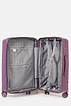 Велика пластикова валіза Three Birds 2025-05-1PR фіолетова, фото 6