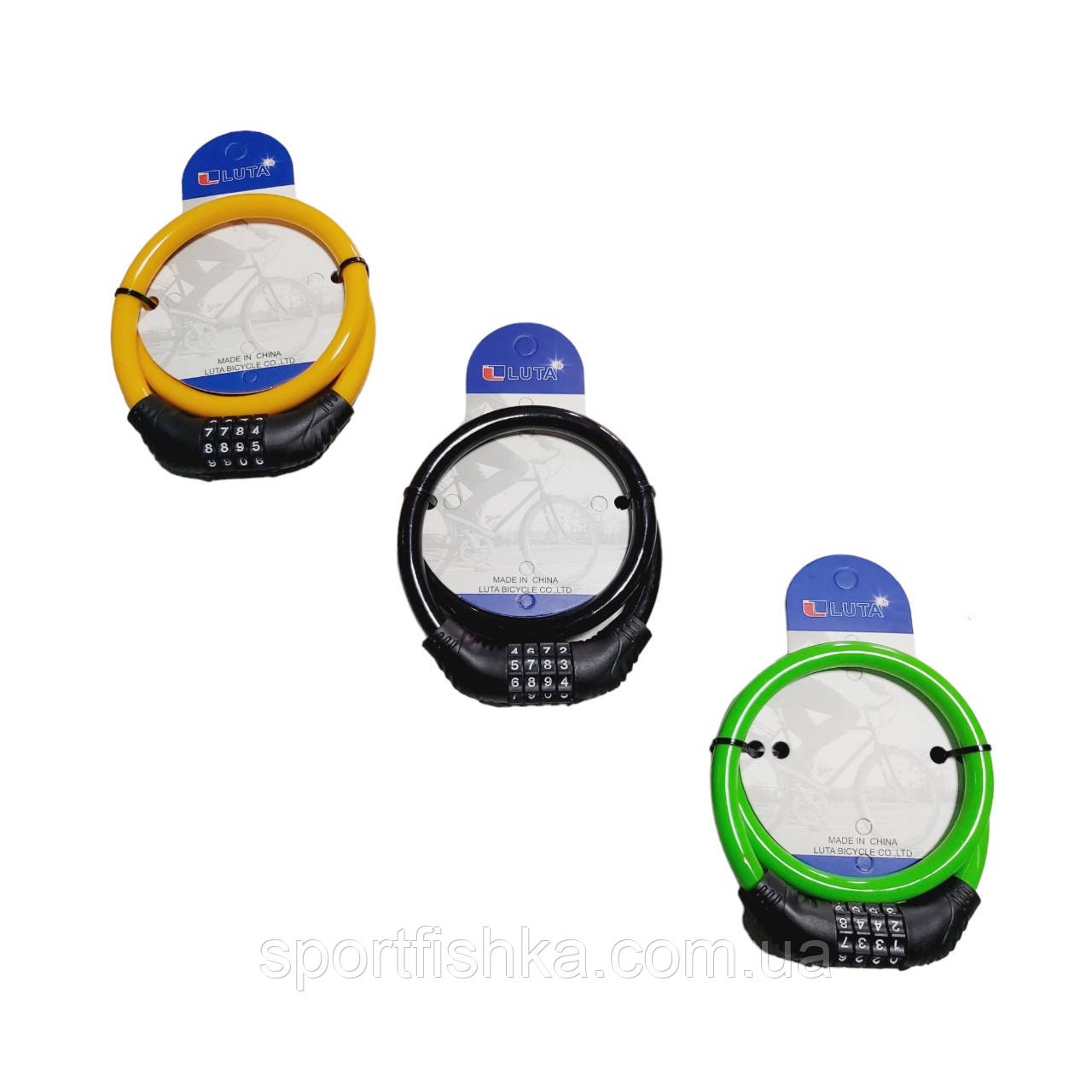 ПротиугІнний трос з кодовим замком, фото 1