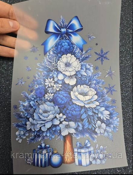 Новорічні наклейки, фото 1