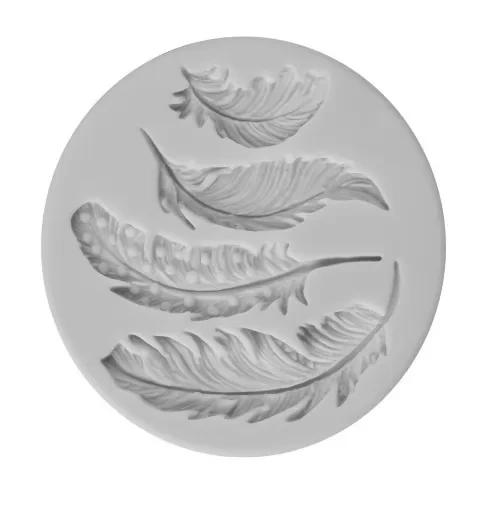 Кондитерський молд Перо" вайнер для мастики і шоколаду 10.5см, фото 1