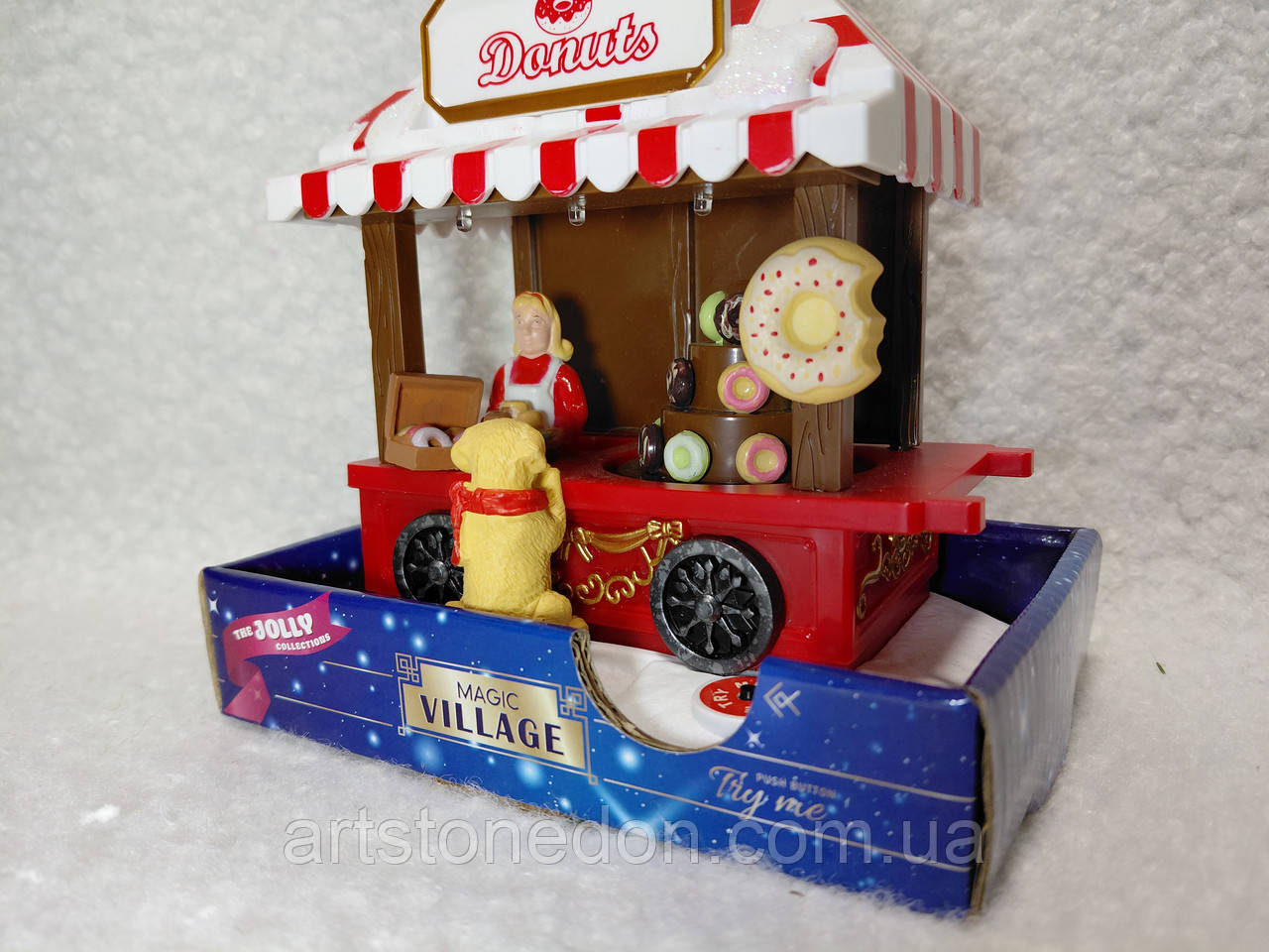 Різдвяна інсталяція Magic Village “Donuts Stall” — світло, рух та музика, фото 1