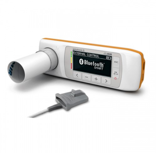 Спірометр Spirobank II з пульсоксиметричним модулем + датчик SPO2 (MIR, Італія), фото 1