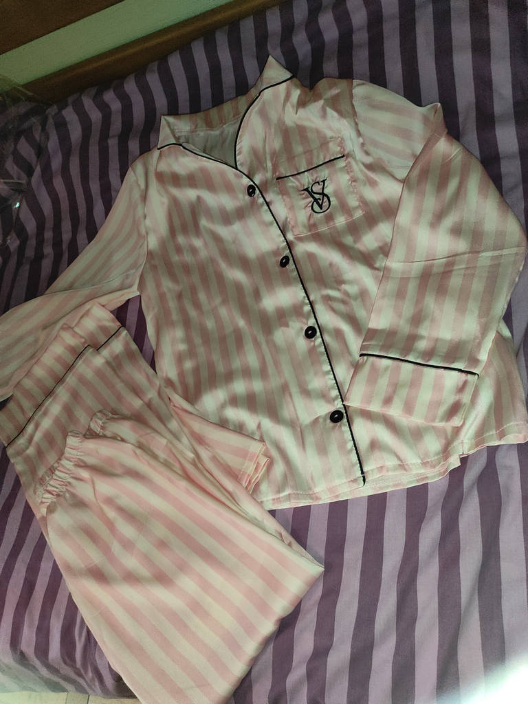 Стильна дитяча шовкова піжама рубашка штани у полоску - фото покупателей 1