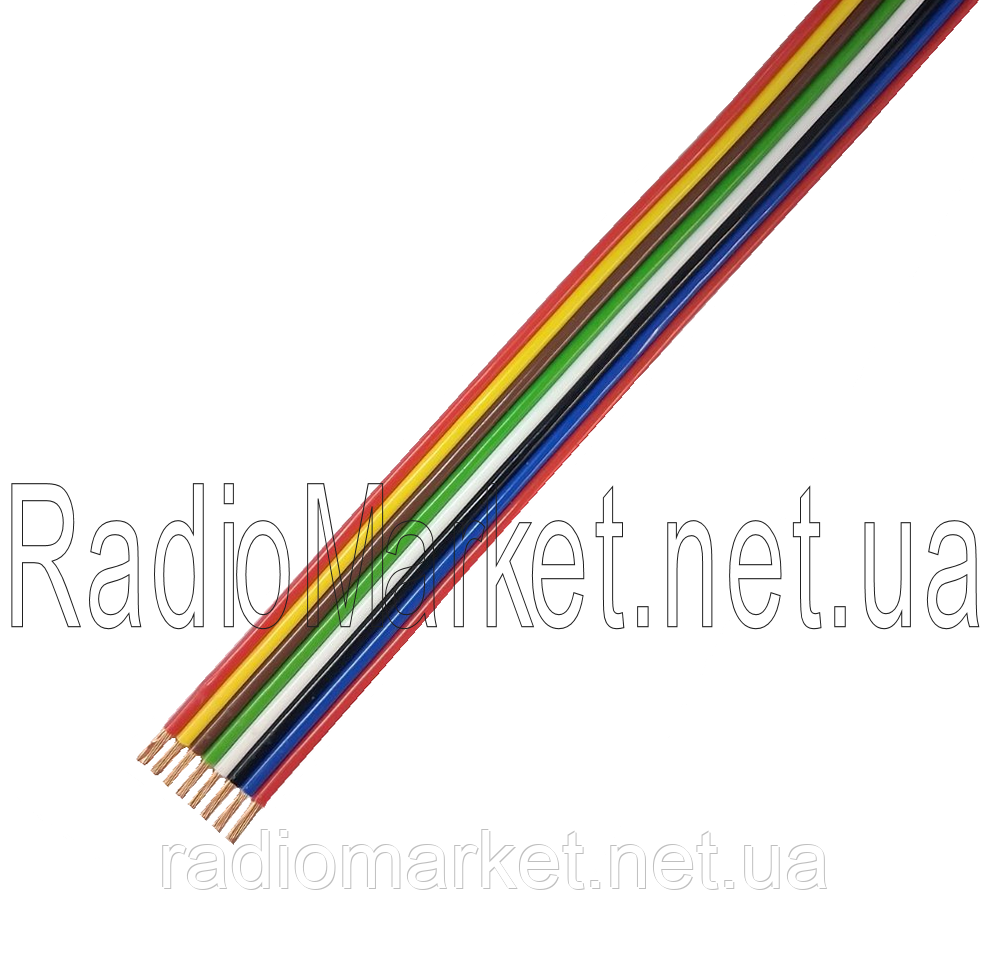 Шлейф TLWY 8х0.50мм2 (20AWG), мідь, фото 1