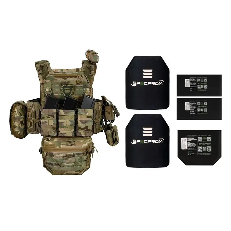 Бронежилет 6 класу Warmor gen. 3 Max. Мультикам. Балістичний захист боків і паху., фото 1