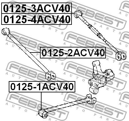 Важіль підвіски у зборі Toyota AVALON, Camry Febest, фото 1
