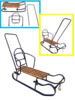Санки дитячі Комфорт трансформери з батьківською ручкою штовхачем Україна Харків