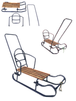 Санки дитячі Комфорт трансформери з батьківською ручкою штовхачем Україна Харків