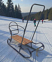 Санки дитячі Комфорт трансформери з батьківською ручкою штовхачем Україна Харків