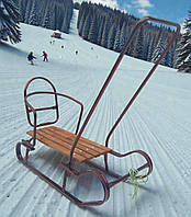 Санки дитячі Комфорт трансформери з батьківською ручкою штовхачем Україна Харків