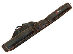 Чохол для вудлищ Shark 135 см 3 відділення з бічними кишенями